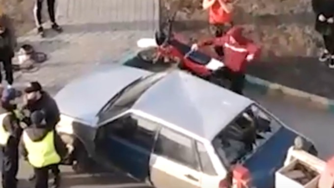 Барнаулец разбил свою машину, чтобы она не досталась полицейским