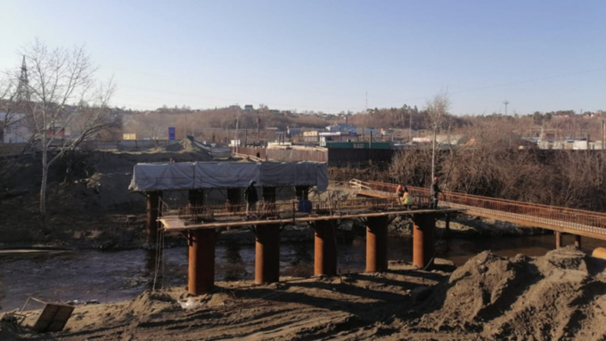 Длина моста на улице Челюскинцев в Барнауле после реконструкции составит 67 метров 