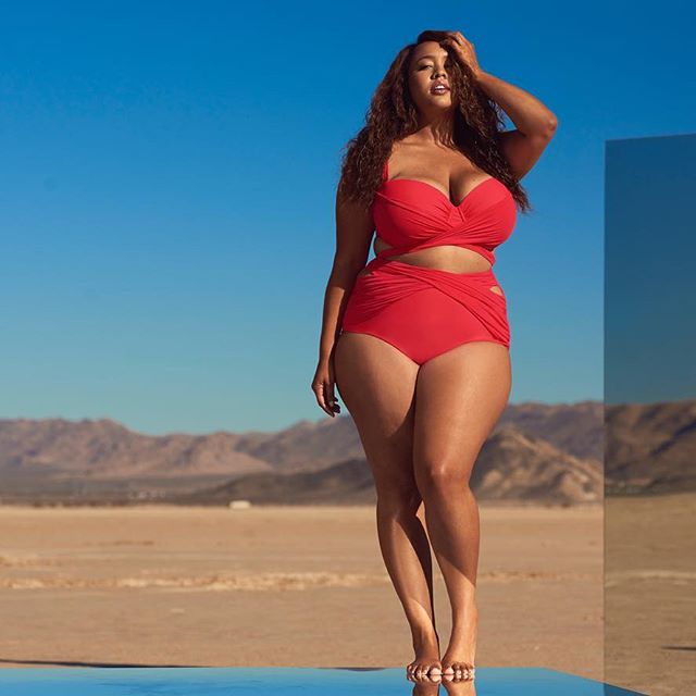 Пышные дамы на пляже