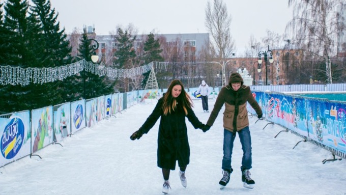 Где и за сколько в Барнауле покататься на коньках. Карта