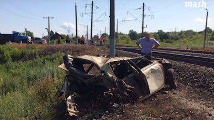 Поезд скрылся после дтп