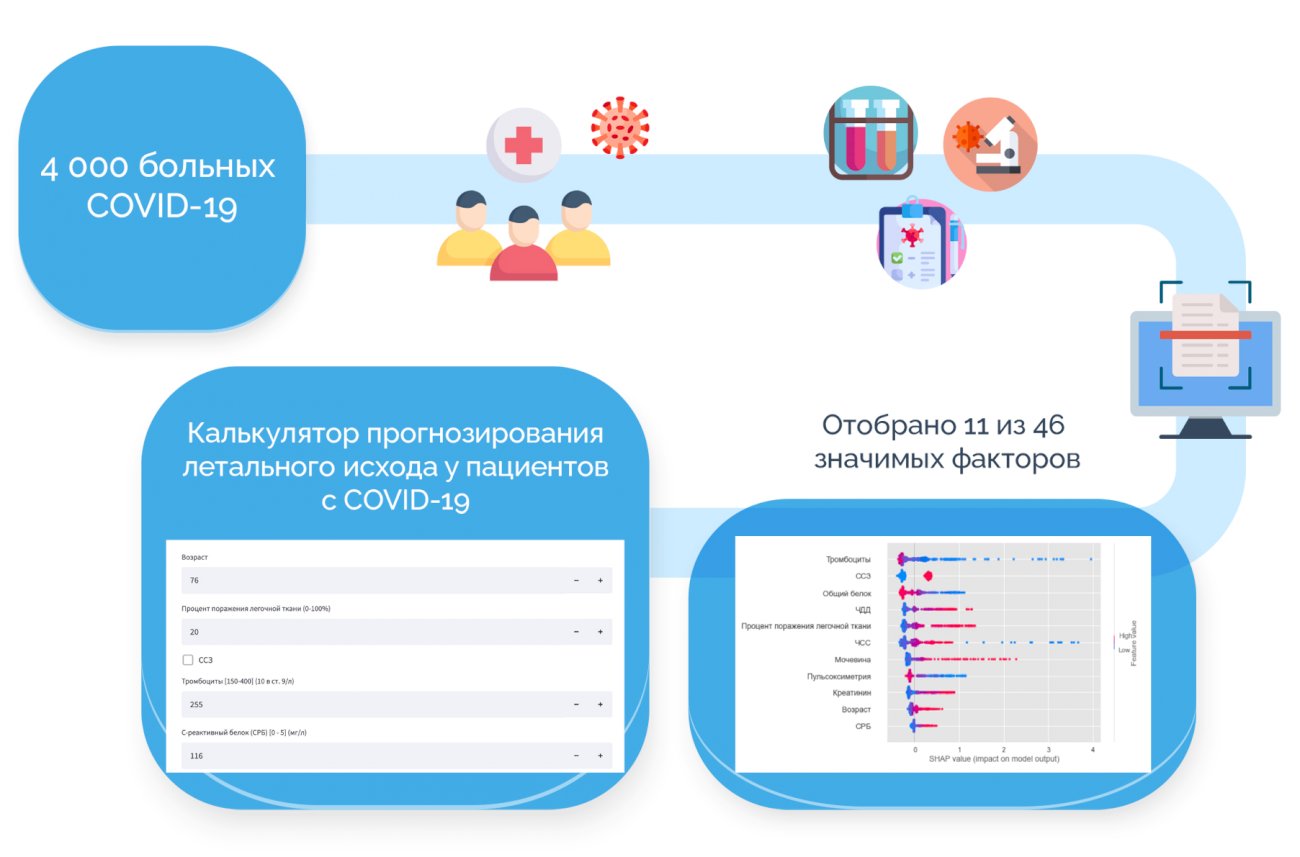 Калькулятор вероятности смерти от COVID-19 создали в Минздраве РФ