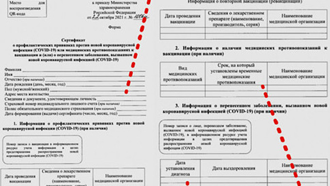 Новые сертификаты о вакцинации или перенесённом ковиде начали действовать в России