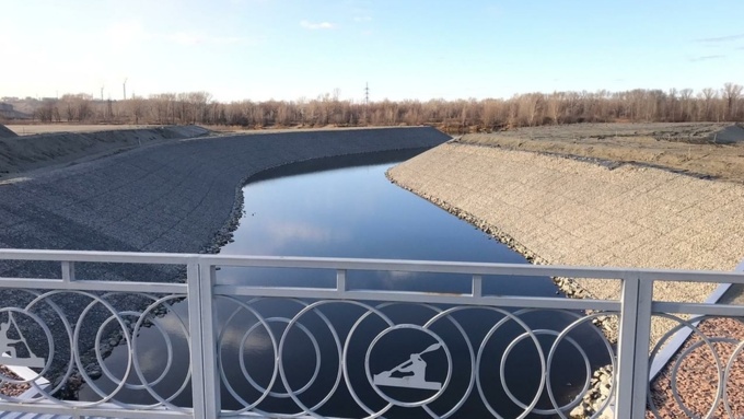 На гребном канале в Барнауле завершили первый этап работ