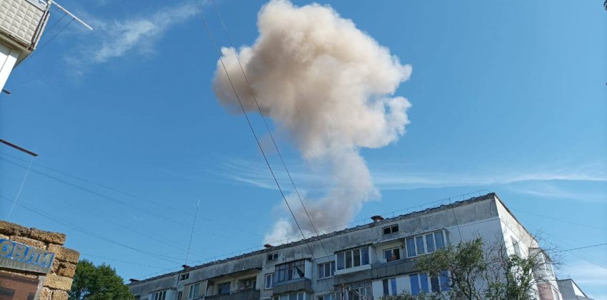 В Крыму прогремела серия взрывов