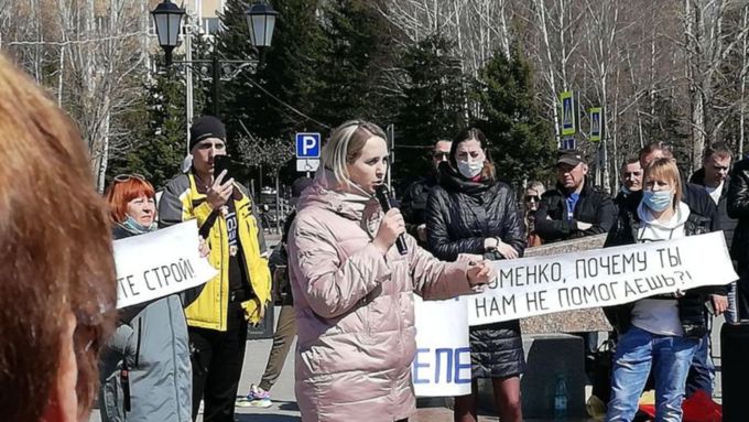 Митинг против точечной застройки прошёл в Барнауле