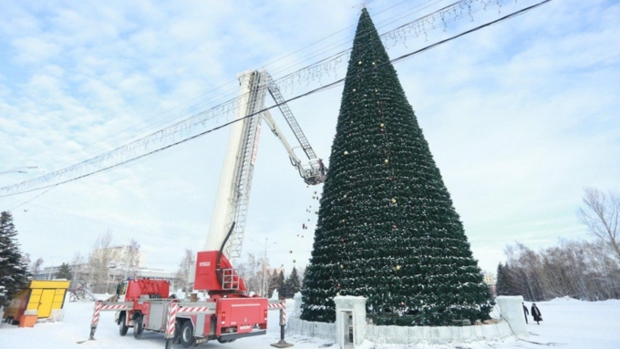 С Новым годом: власти Барнаула покупают елку с эко-хвоей за 12 млн рублей