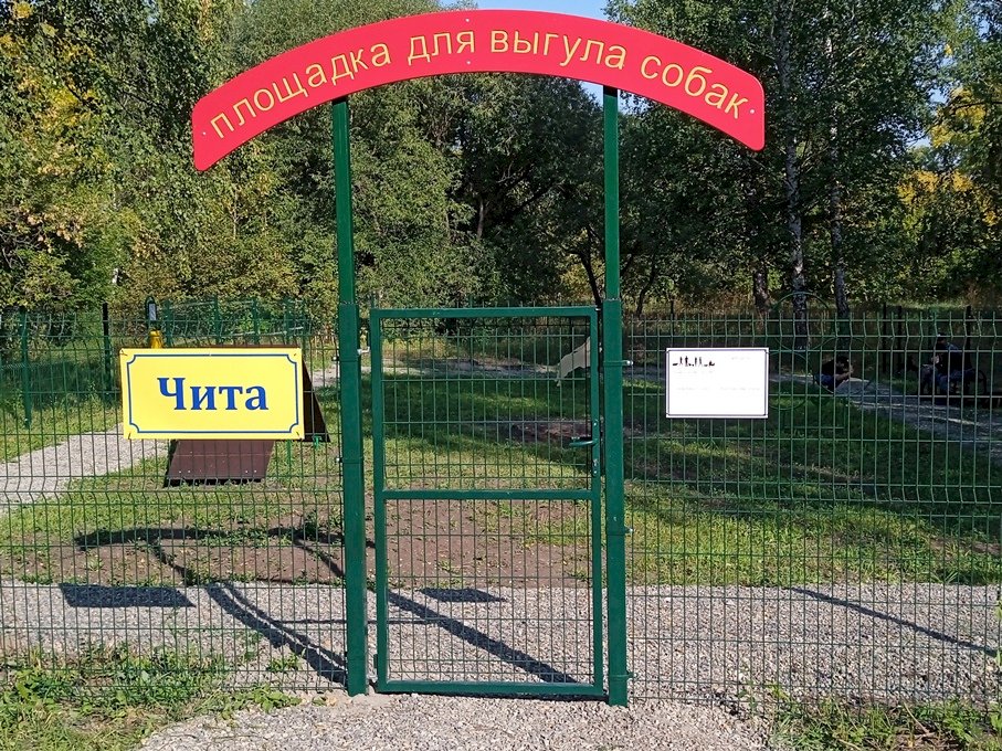 В Барнауле появилась новая площадка для выгула собак с барьерами и ...