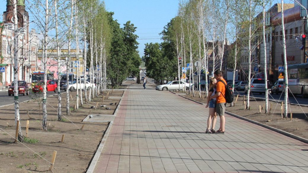 В Барнауле построят новую дорогу с аллеей для прогулок как на проспекте Ленина