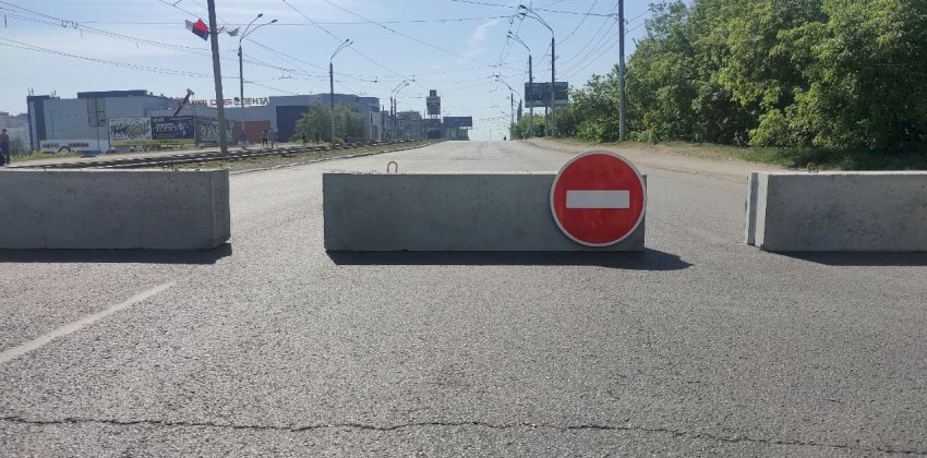  В Барнауле на полтора года закрыли мост на Новом рынке 