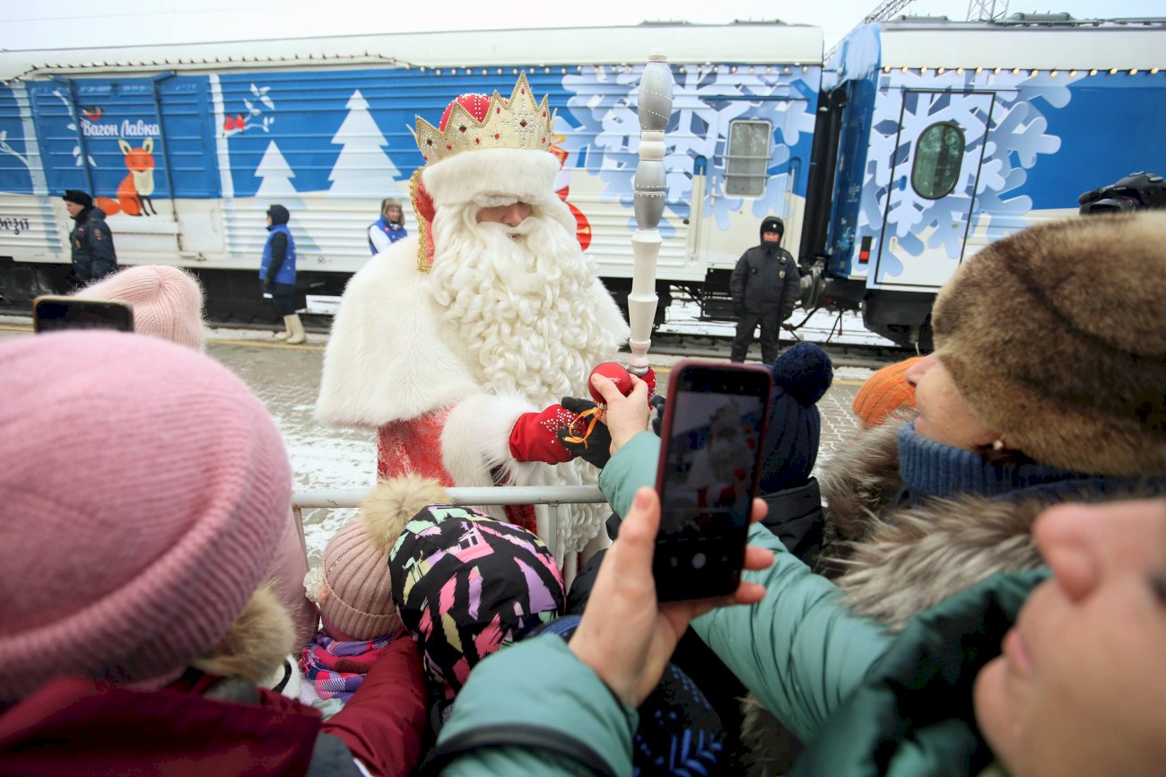 Дед Мороз приехал в Барнаул