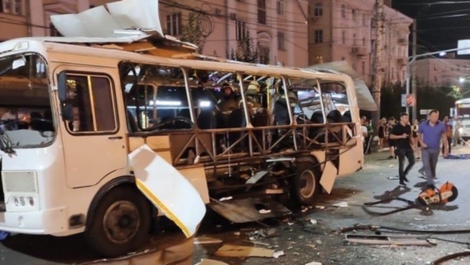 СМИ: причиной взрыва в автобусе в Воронеже мог стать газовый баллон у пассажирки