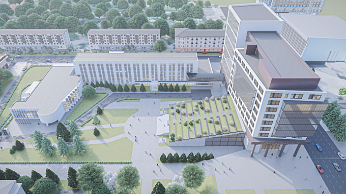 Градсовет отклонил проект нового корпуса АлтГУ, который хотят построить на площади Сахарова