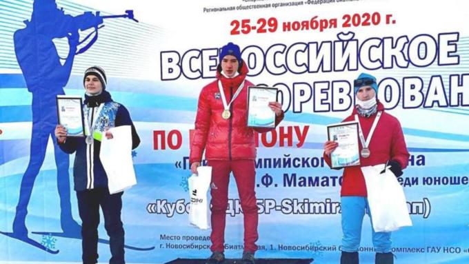 Алтайские биатлонисты вернулись с медалями с престижного турнира из Новосибирска